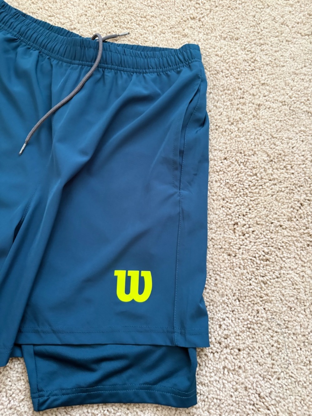 Wilson Men's Core Tennis pickleball Volley shorts Blue Size M NWOT - Picture 11 of 11